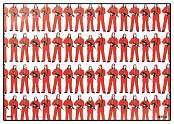 Haus des Geldes Schreibtischunterlage Figures