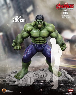 Lebensgroße Statue von Hulk