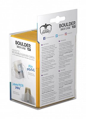 Ultimate Guard Boulder&trade; Deck Case 80+ Standardgröße Bernstein