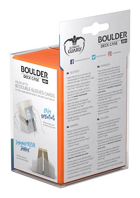 Ultimate Guard Boulder&trade; Deck Case 80+ Standardgröße Poppy Topaz