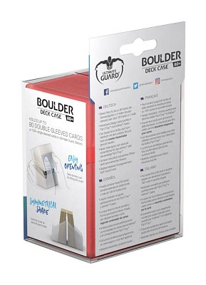 Ultimate Guard Boulder&trade; Deck Case 80+ Standardgröße Ruby