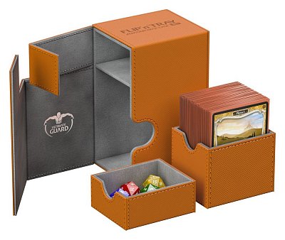 Ultimate Guard Flip´n´Tray Deck Case 80+ Standardgröße XenoSkin&trade; Orange