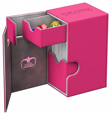 Ultimate Guard Flip´n´Tray Deck Case 80+ Standardgröße XenoSkin&trade; Pink