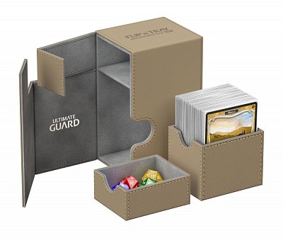 Ultimate Guard Flip´n´Tray Deck Case 80+ Standardgröße XenoSkin&trade; Sand