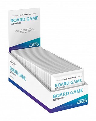 Ultimate Guard Premium Soft Sleeves für Brettspielkarten Quadratisch Klein (50)