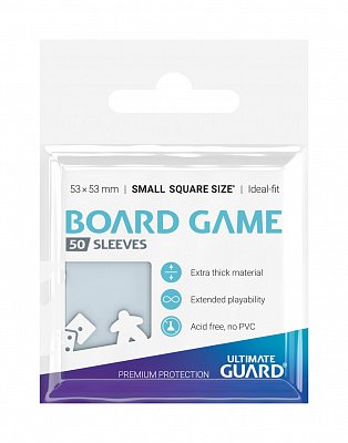 Ultimate Guard Premium Soft Sleeves für Brettspielkarten Quadratisch Klein (50)